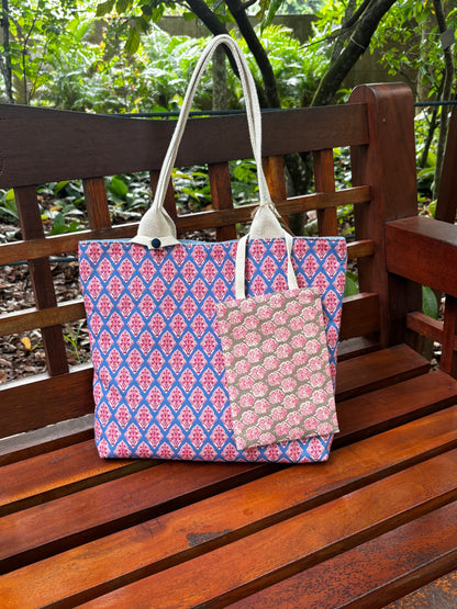 Be My Blossom handmade shoulder bag