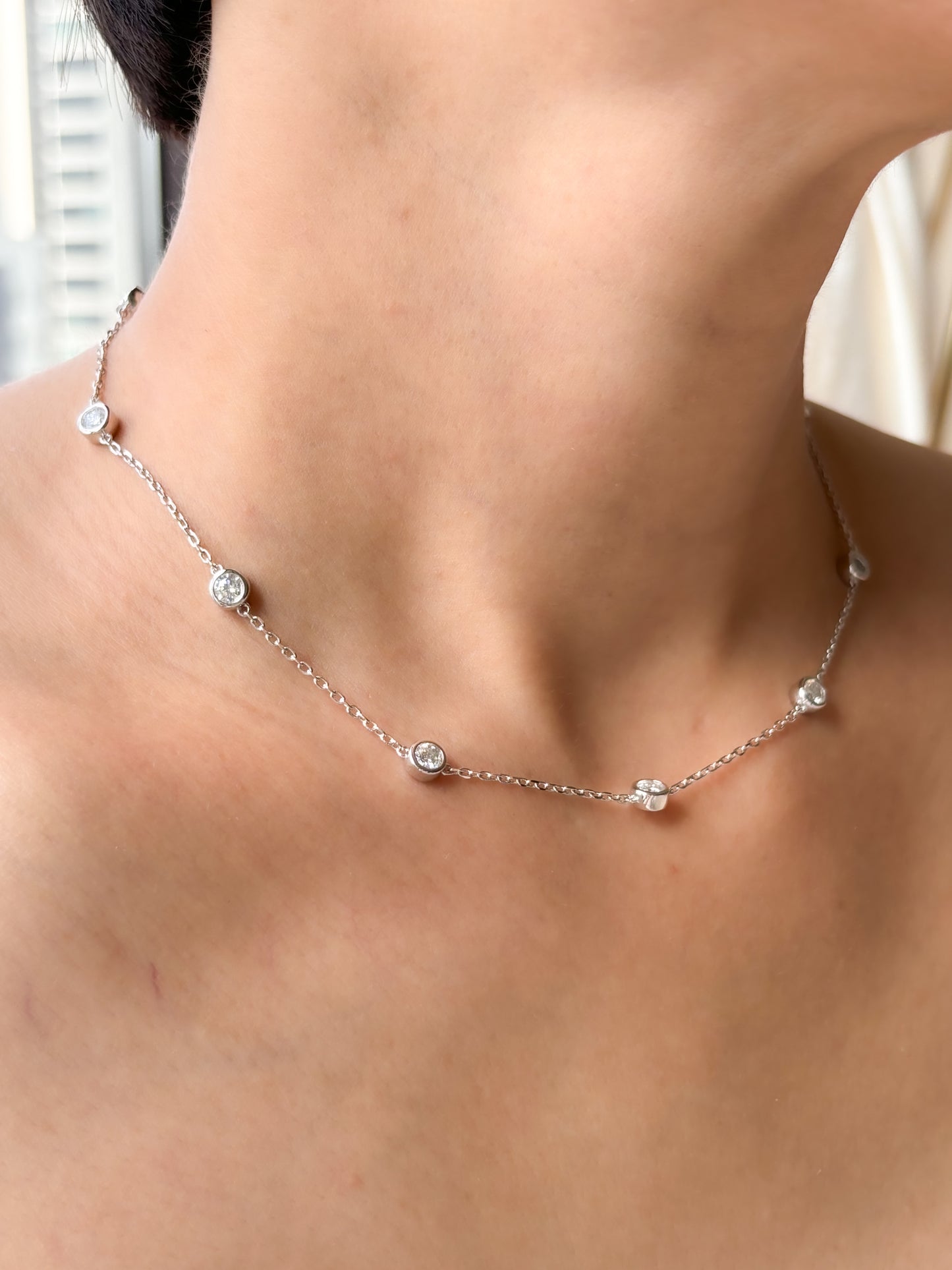 30% OFF-4mm Moissanite Necklace