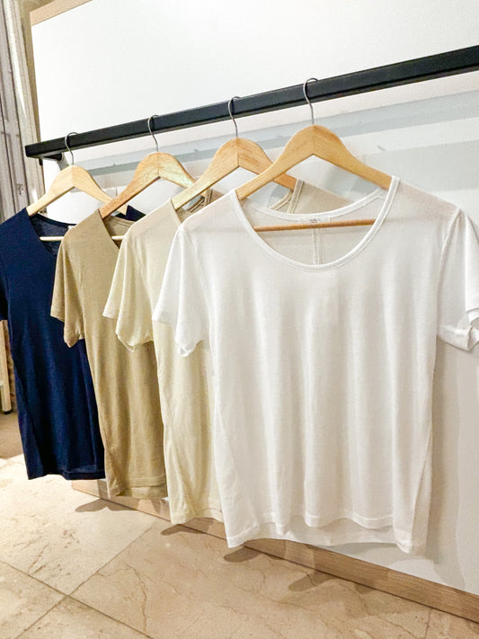 Tencel summer basic t-Shirt