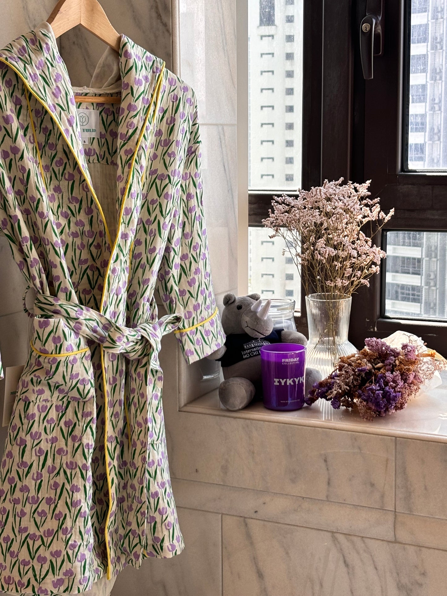 30% OFF-Violet Tulip Robe(Family Size)