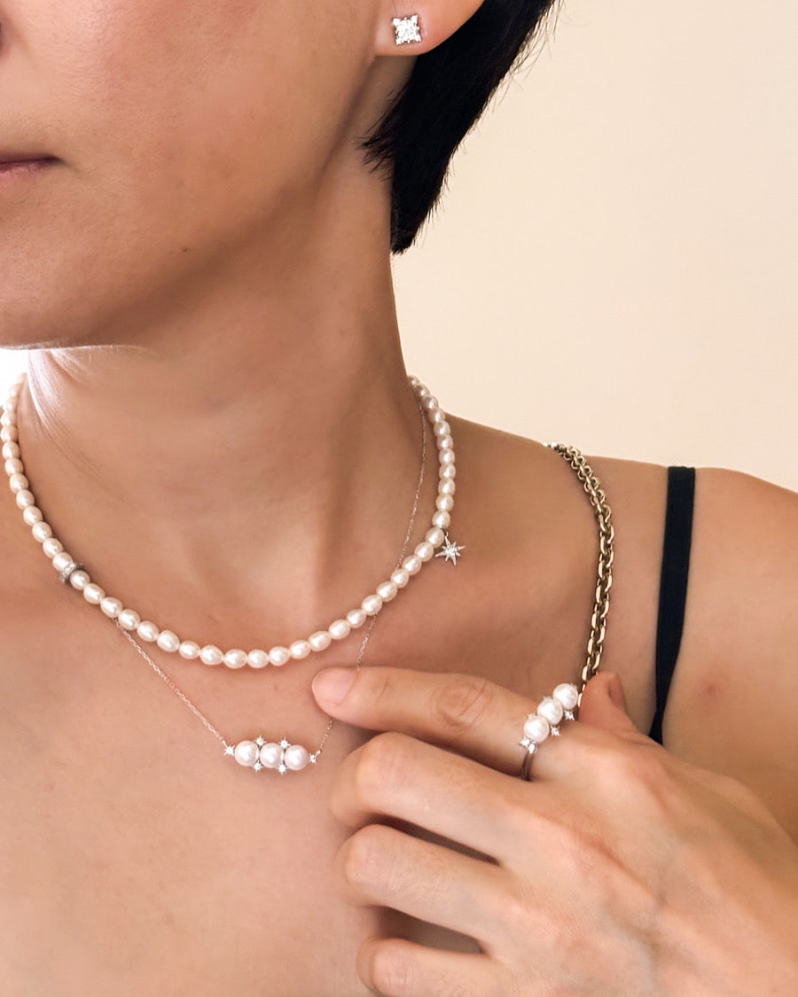 40% OFF- Cultured pearl necklace