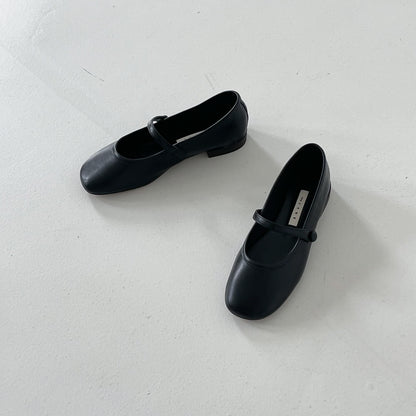 Button Flat Shoes(Pre-Order)