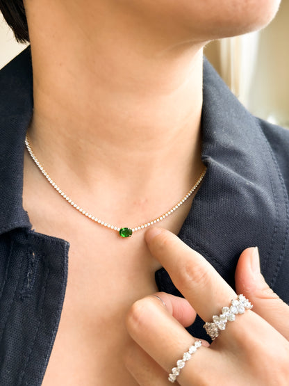 30% OFF-GREEN SPARKLING NECKLACE